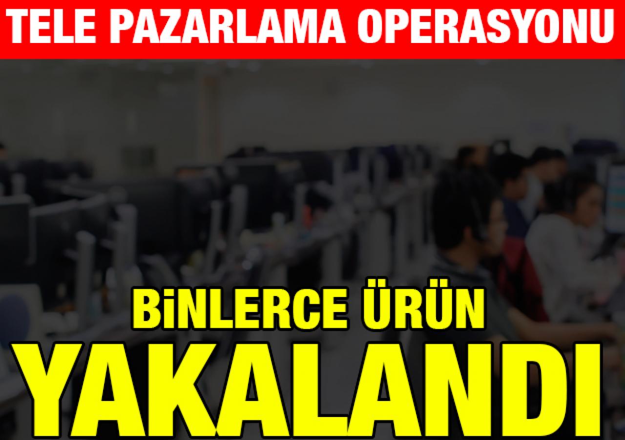 Beylikdüzü'nde tele pazarlama operasyonu!