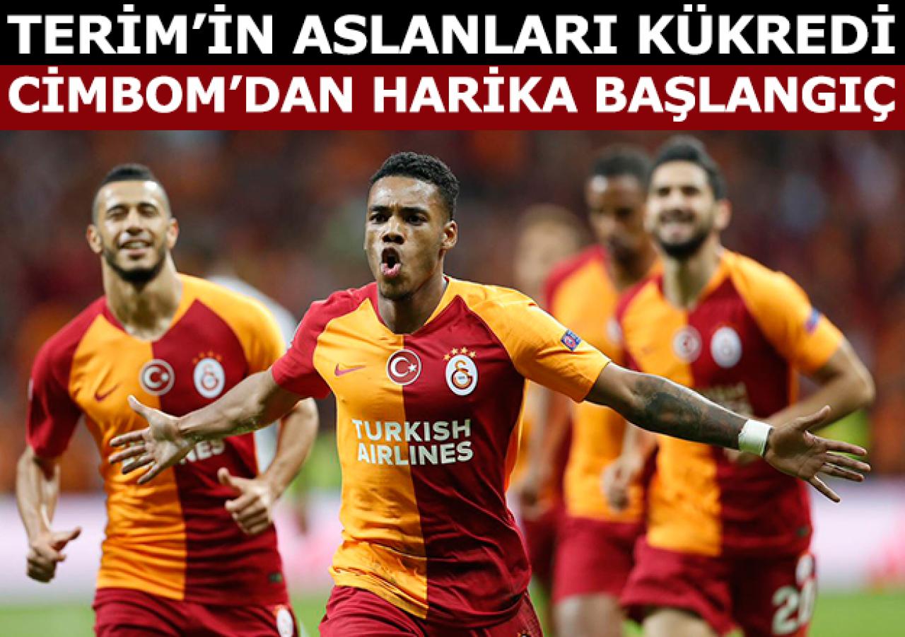 Galatasaray'dan Avrupa'da muhteşem başlangıç