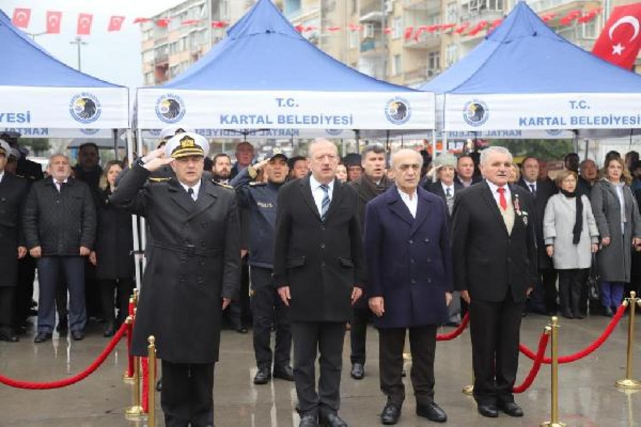 Kartal'da 18 Mart Çanakkale Zaferi için anma programı düzenlendi 