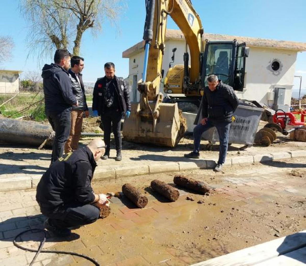 Çanakkale Savaşları'ndan kalma 4 top mermisi bulundu