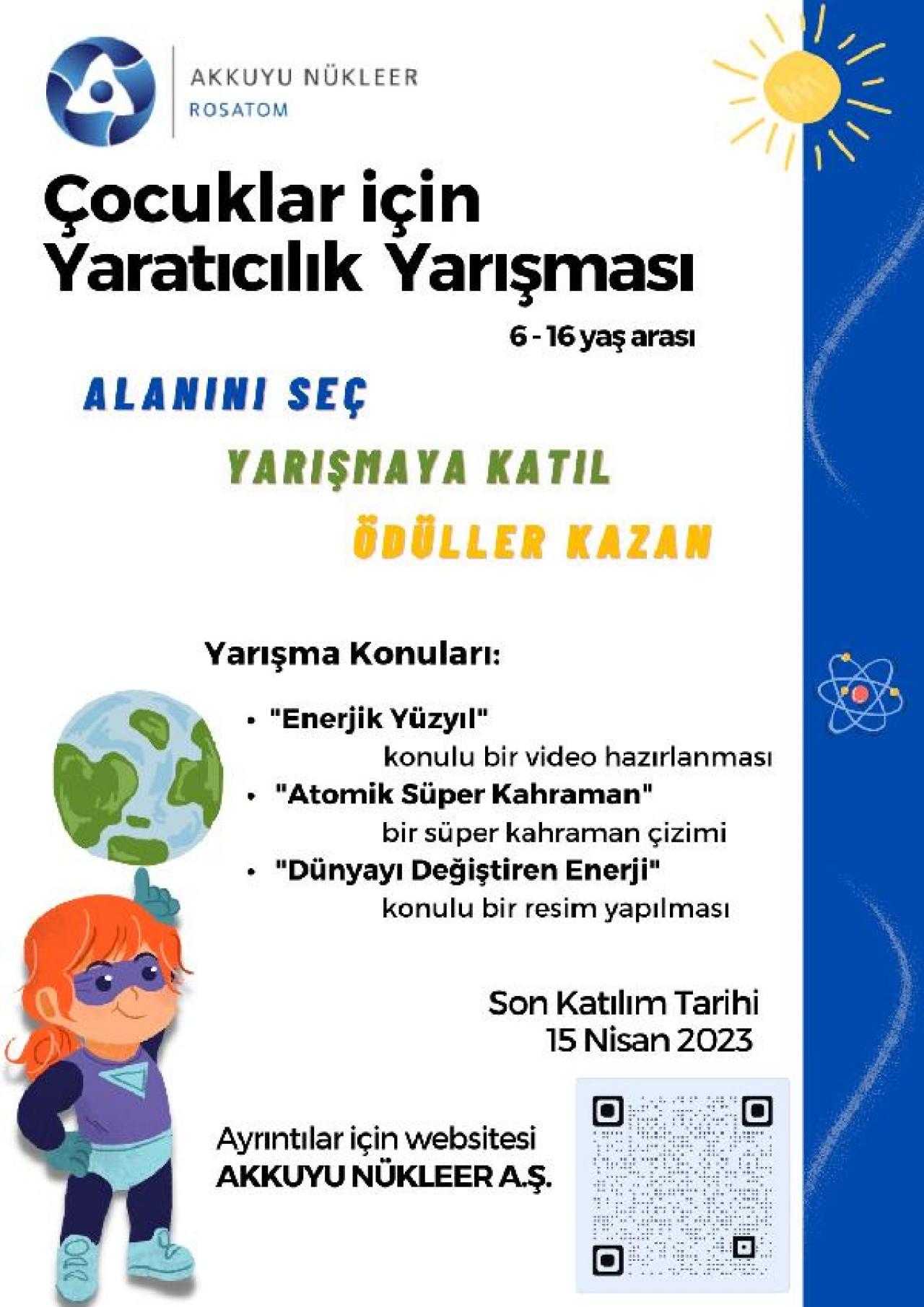 Akkuyu’dan 23 Nisan’a özel yaratıcılık yarışması