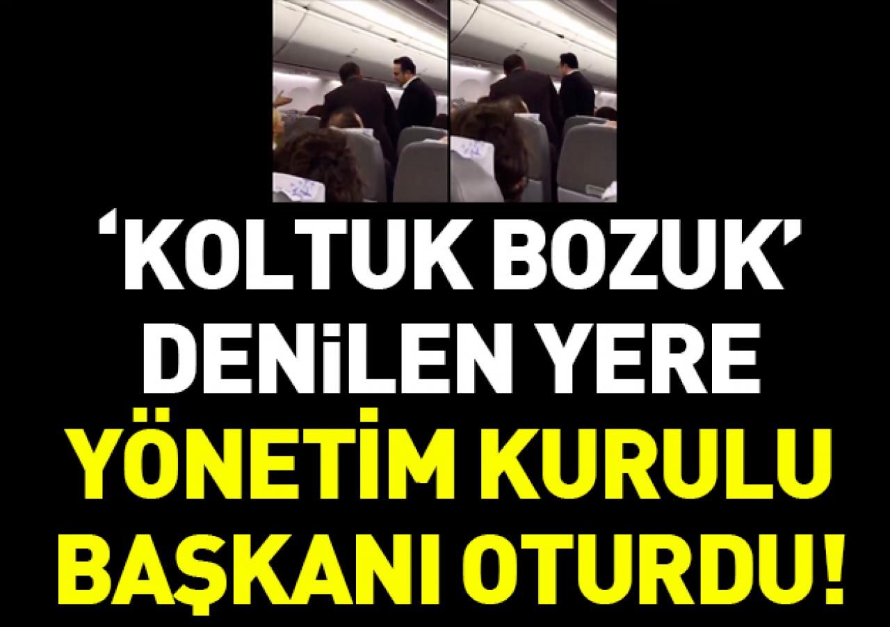 THY'den skandal uygulama! 'Koltuk bozuk' denilen yere genel müdür oturdu