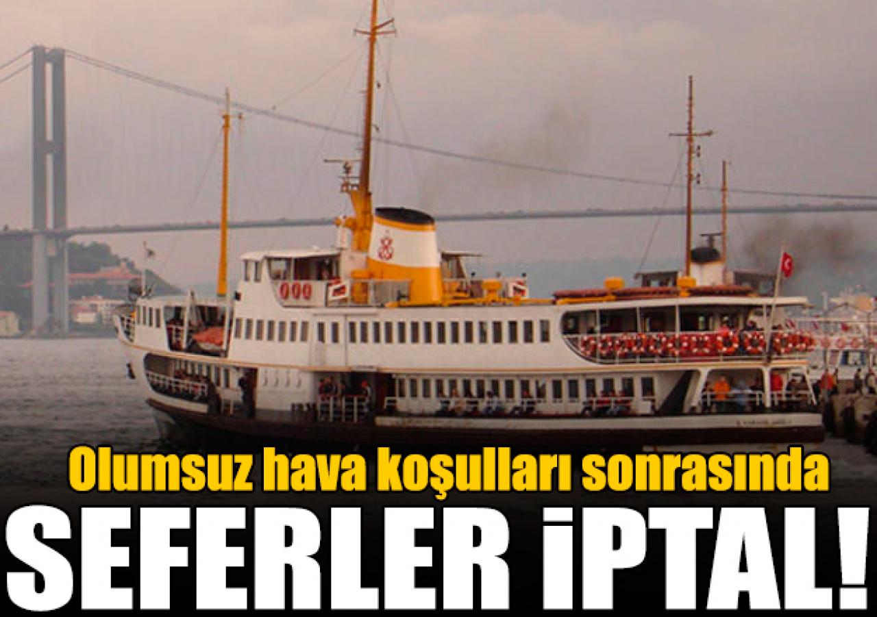 İDO'da seferler iptal edildi!