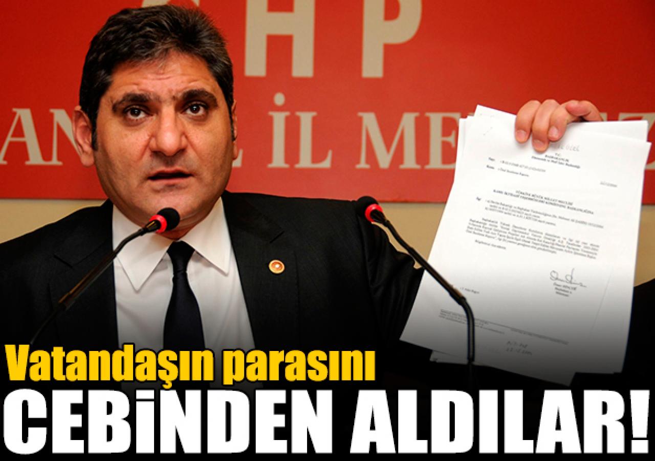 Halkın cebinden parasını aldılar