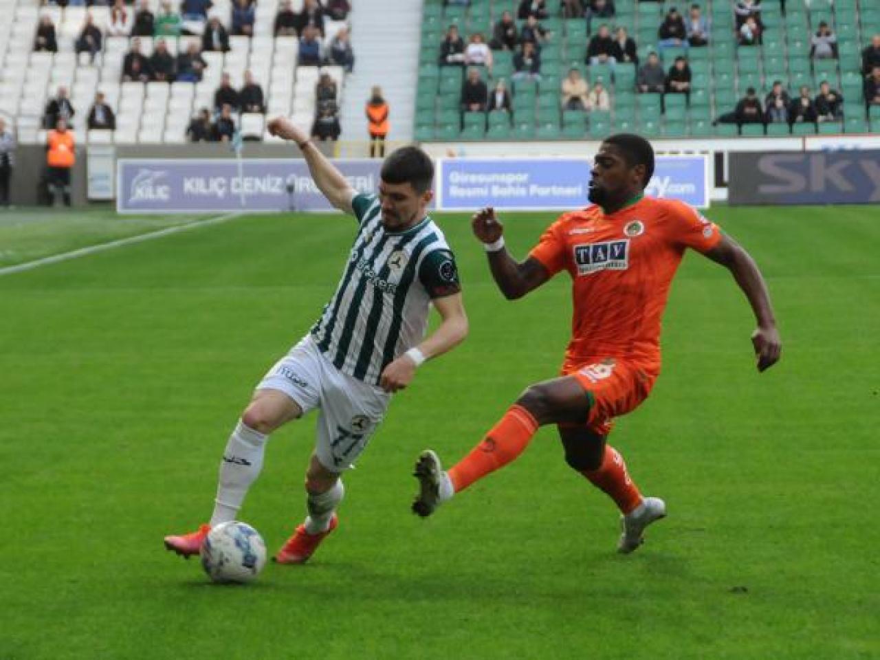 Giresunspor - Alanyaspor (FOTOĞRAFLAR)