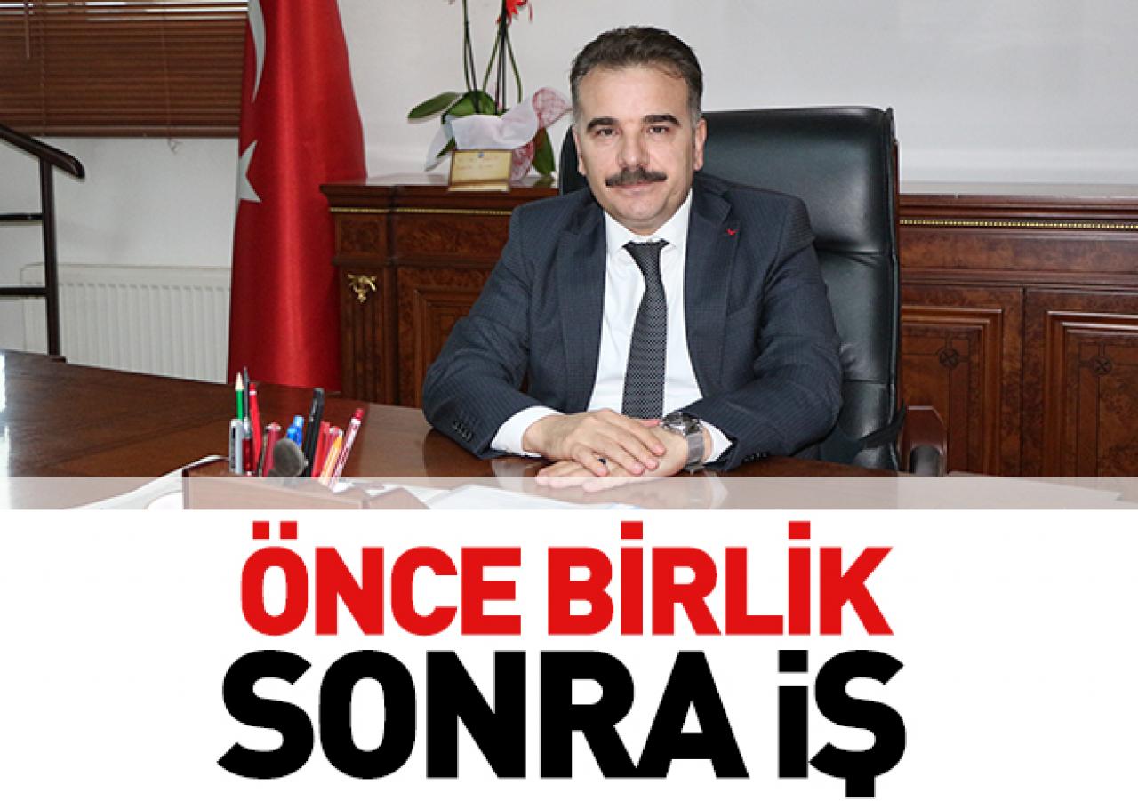 Önce birlik sonra iş