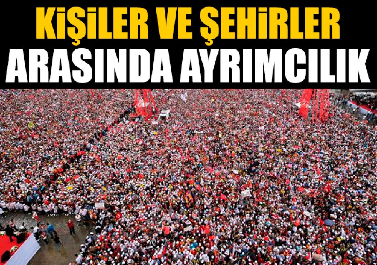 Kentler ve kişiler arası ayrımcılık