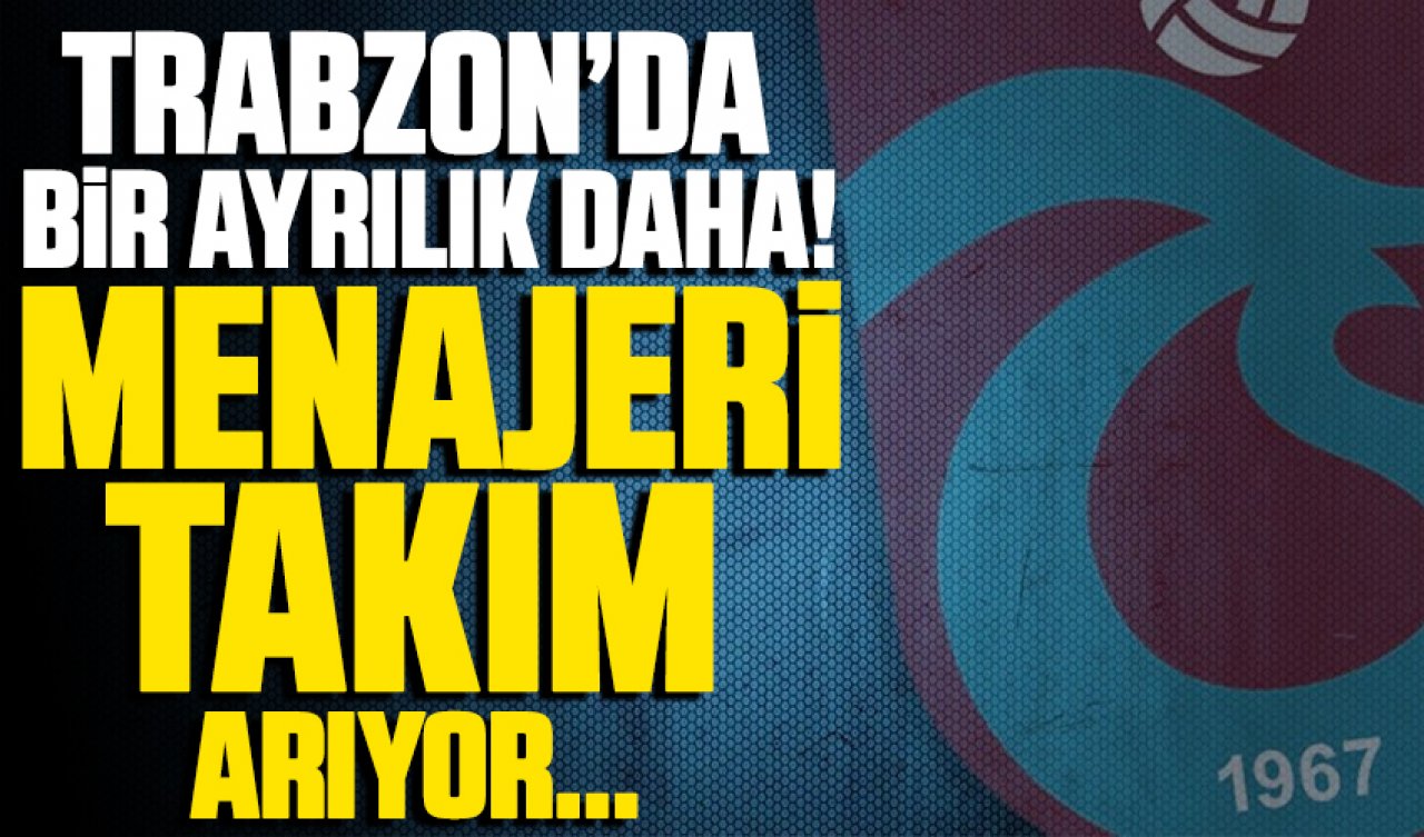 Trabzonspor'dan giden gidene! Taraftar şoke olacak