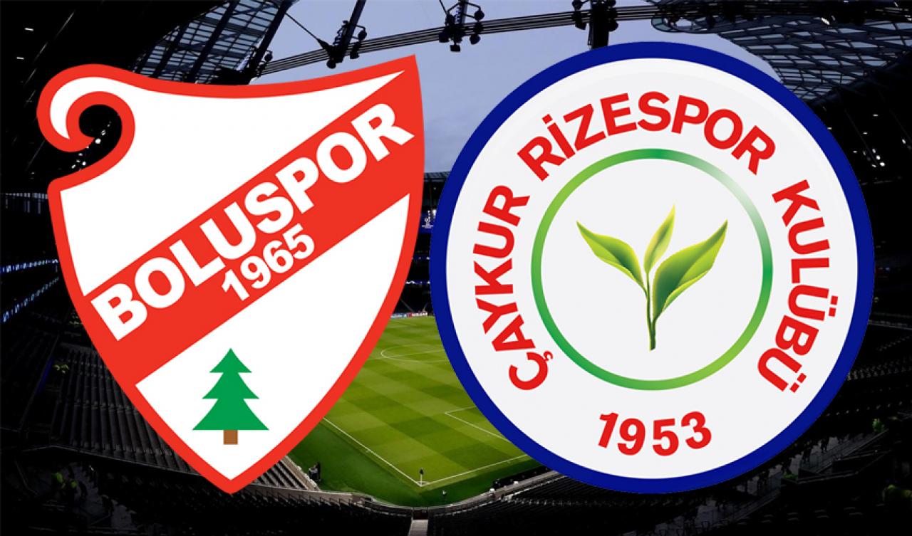 Boluspor ÇAYKUR Rizespor Bein Sports 2, TRT Spor canlı izle