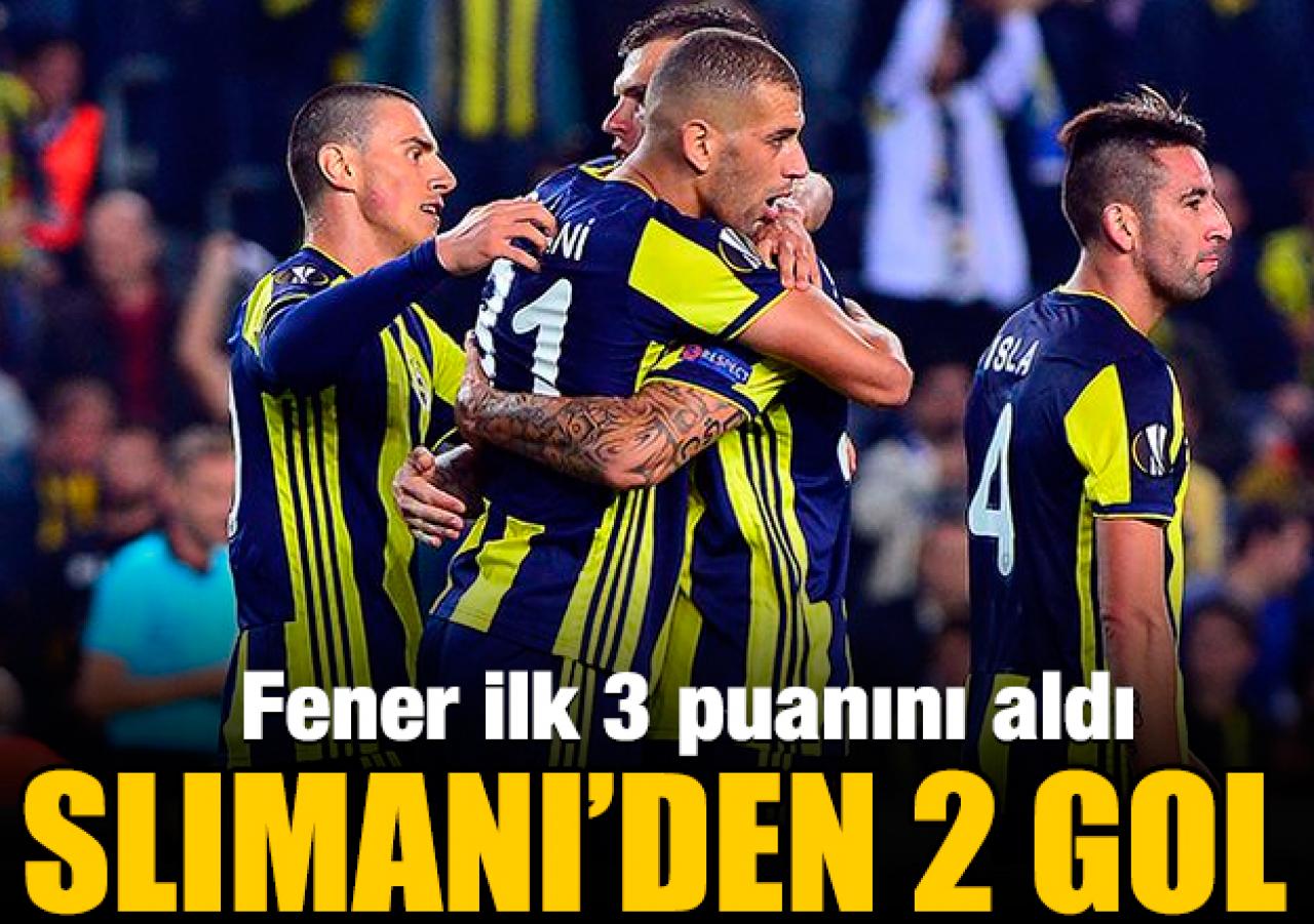 Slimani coştu Fenerbahçe kazandı