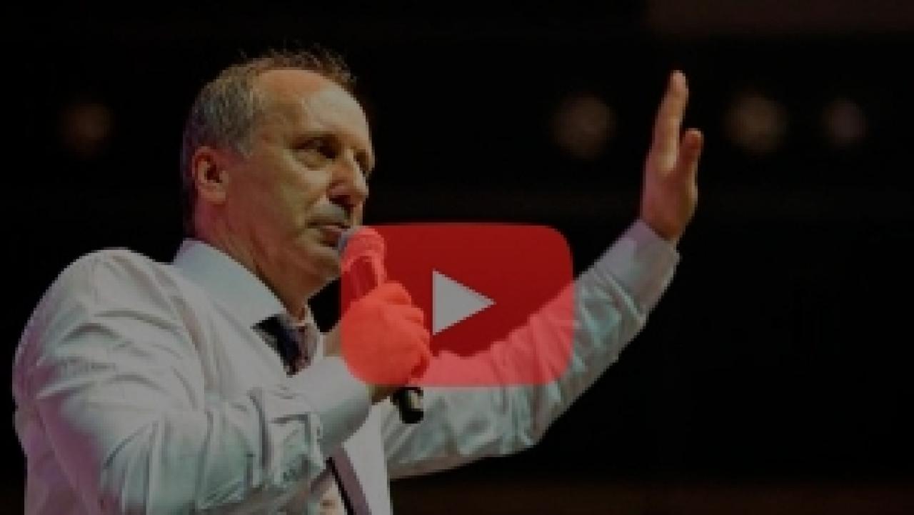 Cumhurbaşkanı adayı Muharrem İnce'nin görüntüleri sosyal medyayı salladı