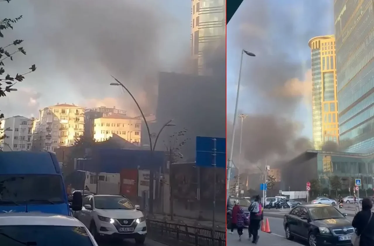 İstanbul Levent’teki AVM’de yangın çıktı!