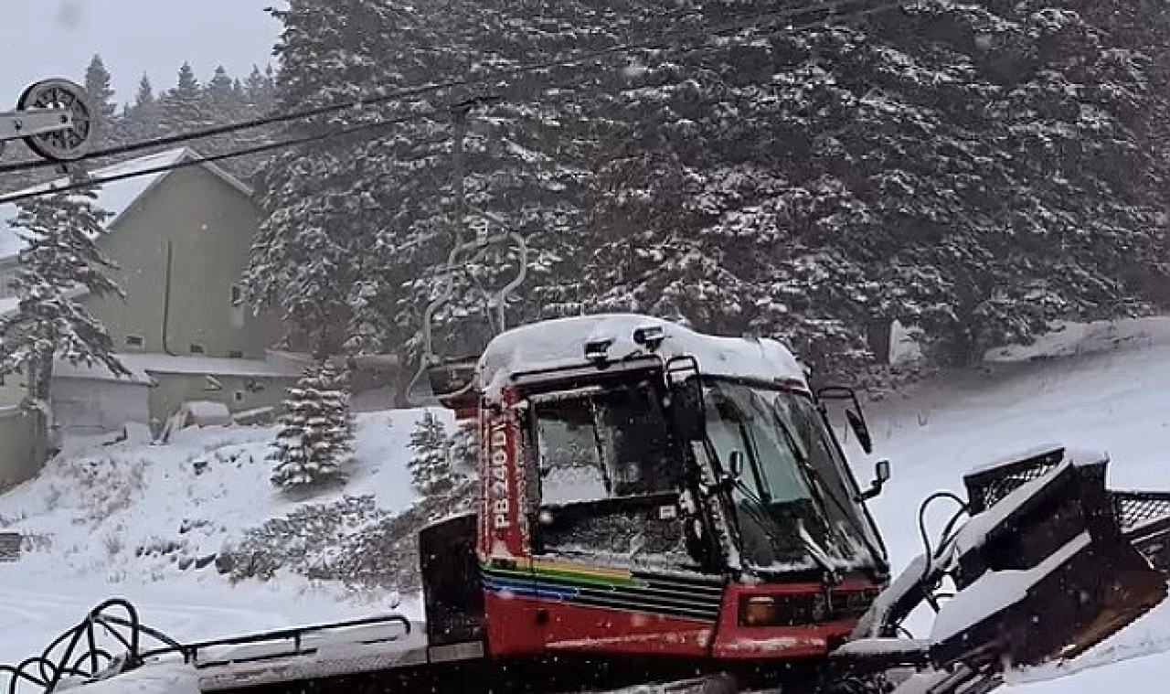 Uludağ'da kar kalınlığı 40 cm'e ulaştı