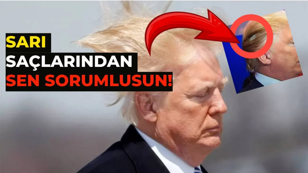 Trump’ın o fotoğrafı sosyal medyada gündem oldu: Trump Peruk Mu Takıyor?