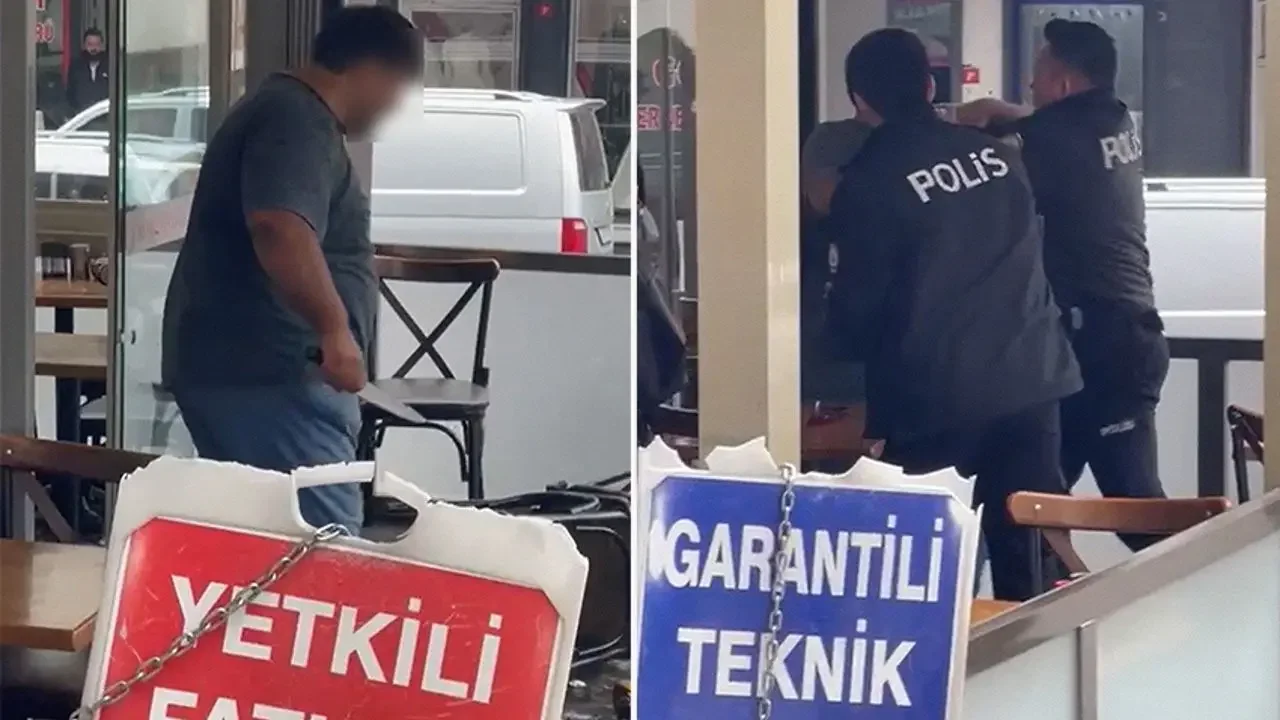 Esenyurt’ta Akli Dengesi Yerinde Olmayan Kişi Elinde Bıçakla Korku Saçtı: Esnaf Müdahalesiyle Sakinleştirildi