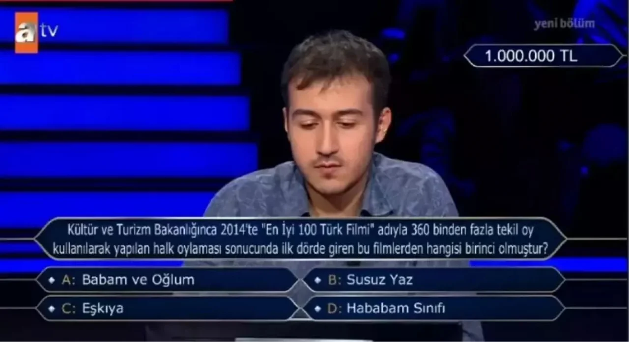 Kültür ve Turizm Bakanlığı Halk Oylamasında Birinci Olan Film Hangisidir? Susuz Yaz En İyi Türk Filmi Seçildi