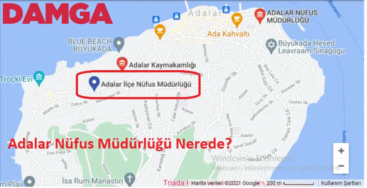 Adalar Nüfus Müdürlüğü: Nerede, Adresi, Nereye Bağlı, Telefon Numarası, Randevu, Yol Tarifi, Hangi Otobüs Gider?