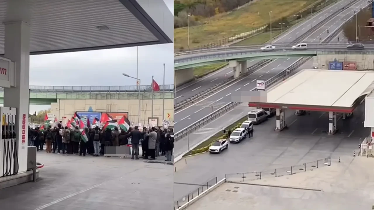 Ambarlı Limanı'nda İsrail protestosu: Çok sayıda polis sevk edildi!