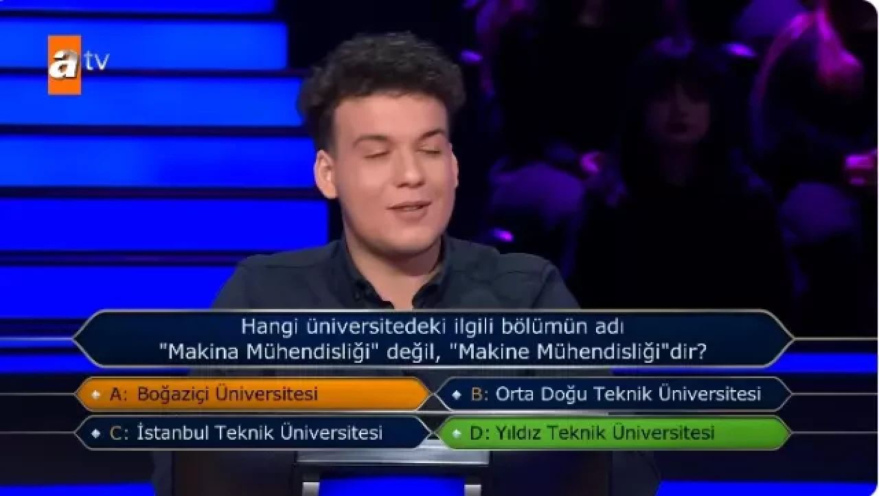 Hangi Üniversite "Makine Mühendisliği" Bölümünü Kullanıyor?