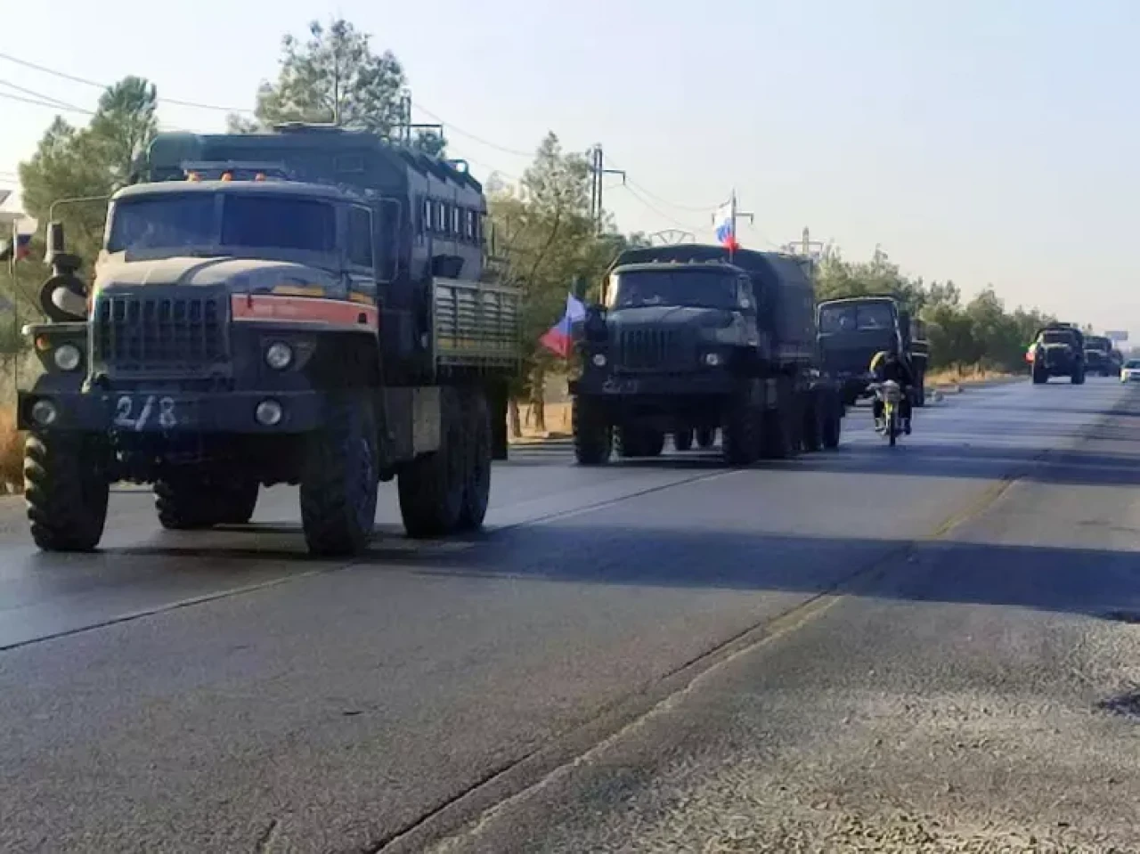 Rusya Suriye’den Çekildi! Askeri Konvoylar Başkentten Ayrılıyor!