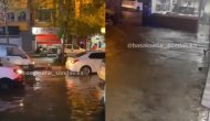 Sağanak yağış Başakşehir'i vurdu: Cadde ve sokaklar gölü aratmadı