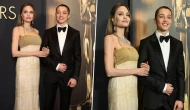 Angelina Jolie ile Brad Pitt’in oğulları büyüdü! Annesiyle kırmızı halıda yürüdü, “babasının kopyası” yorumları yağdı…