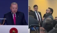 Kürsüdeki Cumhurbaşkanı Erdoğan’a üst üste şok protestolar!