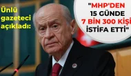 Şok açıklama: MHP'den binlerce kişi istifa etti