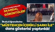 İlkokul'da skandal görüntüler: Öğrencilere müstehcen içerikli müzikle dans gösterisi yaptırıldı