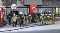 Esenler'de atış poligonunda yangın