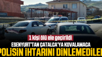 Esenyurt'tan Çatalca'ya kovalamaca: 1 kişi ölü!