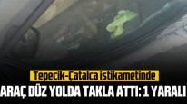 Tepecik Çatalca yolunda kaza! Düz yolda takla attı: 1 yaralı