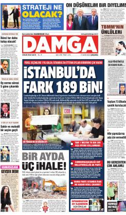 DAMGA 17 Mayıs 2023 Çarşamba Sayfaları