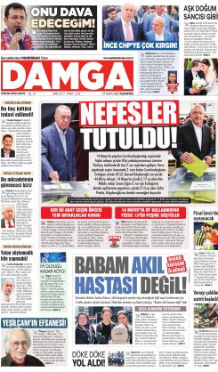 DAMGA 27 Mayıs 2023 Cumartesi Sayfaları