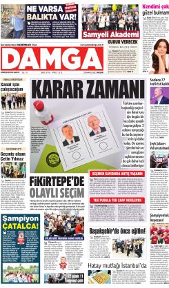 DAMGA 28 Mayıs 2023 Pazar Sayfaları