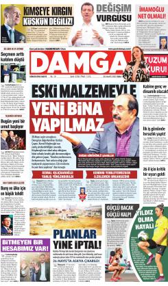 DAMGA 30 Mayıs 2023 Salı Sayfaları