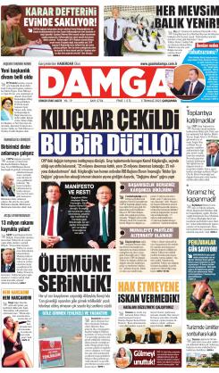 DAMGA 5 Temmuz 2023 Çarşamba Sayfaları