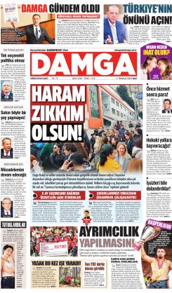 DAMGA 11 Temmuz 2023 Salı Sayfaları