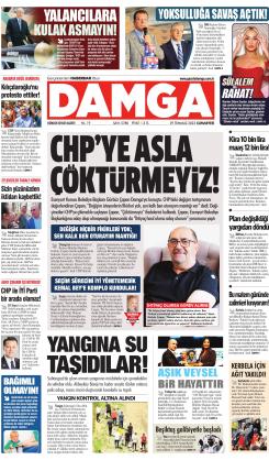 DAMGA 29 Temmuz 2023 Cumartesi Sayfaları