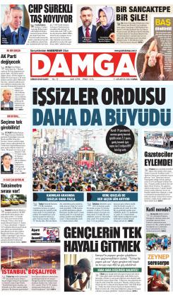 DAMGA 11 Ağustos 2023 Cuma Sayfaları