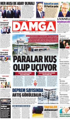 DAMGA 13 Ağustos 2023 Pazar Sayfaları