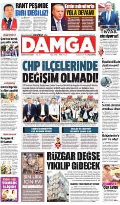 DAMGA 14 Ağustos 2023 Pazartesi Sayfaları