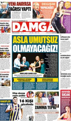 DAMGA 2 Eylül 2023 Cumartesi Sayfaları