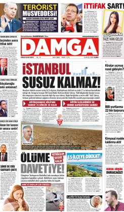 DAMGA 15 Eylül 2023 Cuma Sayfaları