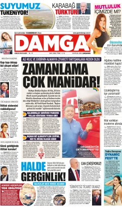 DAMGA 20 Eylül 2023 Çarşamba Sayfaları