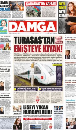 DAMGA 21 Eylül 2023 Perşembe Sayfaları