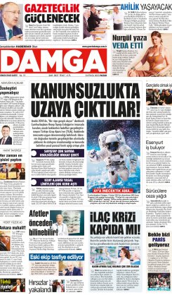 DAMGA 24 Eylül 2023 Pazar Sayfaları