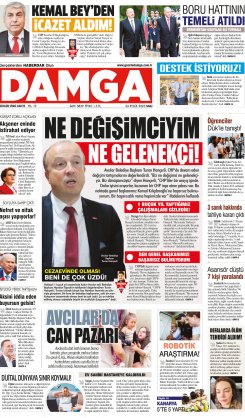 DAMGA 26 Eylül 2023 Salı Sayfaları