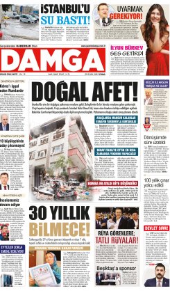 DAMGA 29 Eylül 2023 Cuma Sayfaları