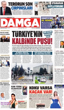 DAMGA 2 Ekim 2023 Pazartesi Sayfaları